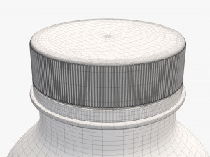 yogurt bottle 2 Model 3D