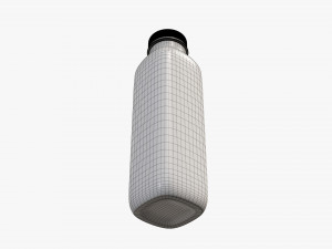 yogurt bottle 2 Model 3D