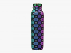 yogurt bottle 2 Model 3D