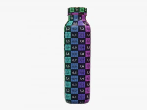 yogurt bottle 2 3D Model
