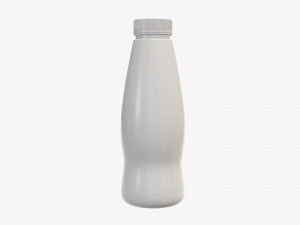 yogurt bottle 3 3D मॉडल