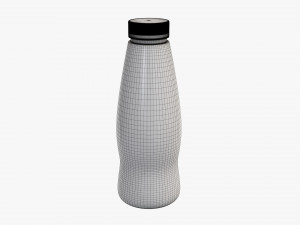 yogurt bottle 3 3D मॉडल