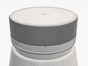 Joghurtflasche 3 3D Modell