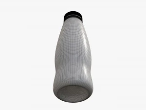 Joghurtflasche 3 3D Modell