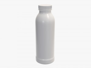 yogurt bottle 4 3D Model