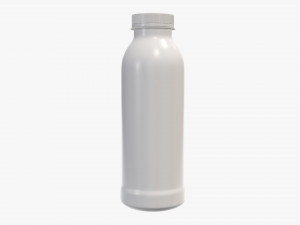 yogurt bottle 4 Model 3D