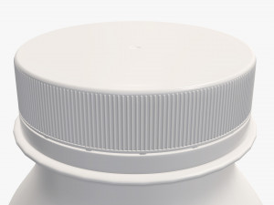 yogurt bottle 4 Model 3D
