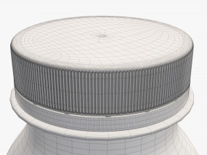 yogurt bottle 4 Model 3D
