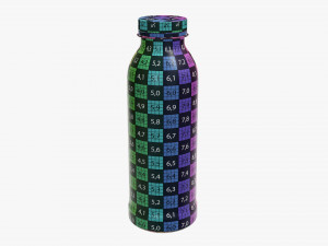yogurt bottle 4 Model 3D