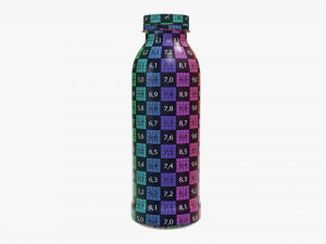 yogurt bottle 4 Model 3D