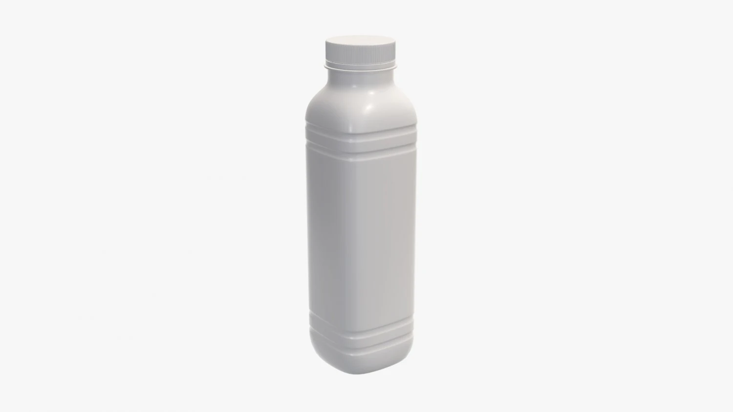 yogurt bottle 5 3D Model .c4d .max .obj .3ds .fbx .stl .blend