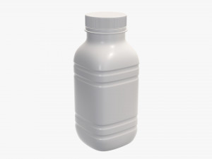 yogurt bottle 6 3D Model