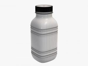 yogurt bottle 6 3D Model
