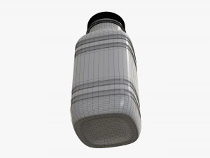 yogurt bottle 6 3D Model