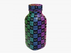 yogurt bottle 6 3D Model