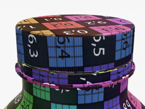 yogurt bottle 6 3D Model