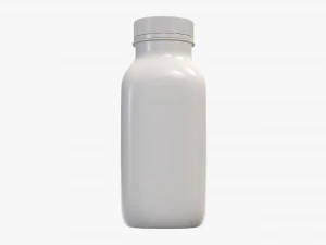 yogurt bottle 7 3D Model