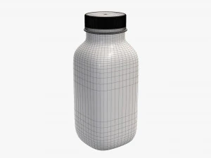 yogurt bottle 7 3D Model