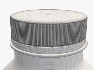 yogurt bottle 7 3D Model