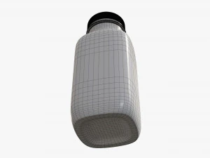 yogurt bottle 7 3D Model