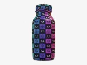 yogurt bottle 7 3D Model