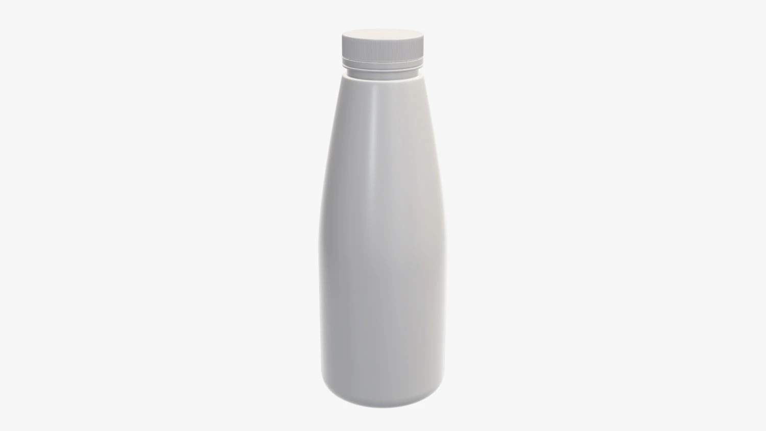 yogurt bottle 8 3D Model .c4d .max .obj .3ds .fbx .stl .blend