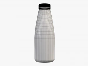 yogurt bottle 8 3D Model