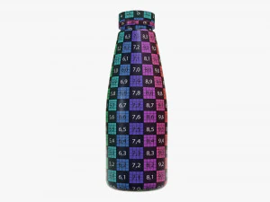 yogurt bottle 8 3D Model