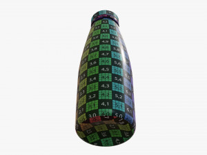 yogurt bottle 8 3D Model