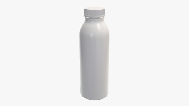 yogurt bottle 9 3D 模型 .c4d .max .obj .3ds .fbx .stl .blend