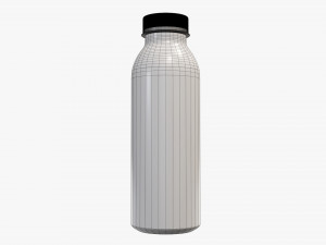 yogurt bottle 9 3D 模型