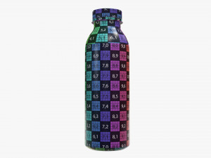 yogurt bottle 9 3D 模型