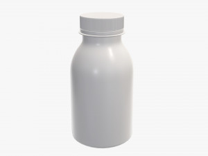 yogurt bottle 10 3D Model
