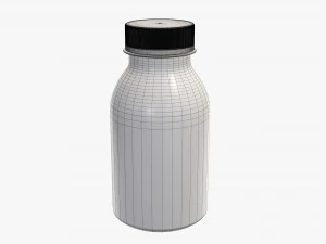 yogurt bottle 10 3D Model