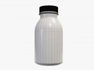 yogurt bottle 10 3D Model