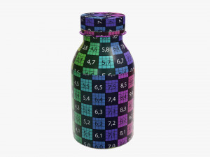 yogurt bottle 10 Modello 3D