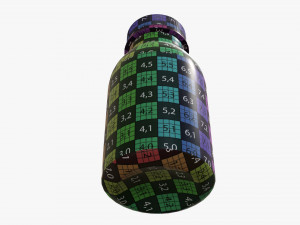 yogurt bottle 10 Modello 3D