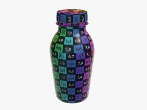 yogurt bottle 11 3D Model