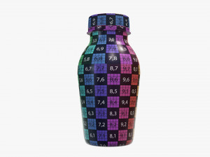 yogurt bottle 11 3D Model