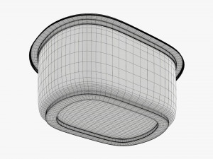 lunch box with soft lid and wrap Model 3D