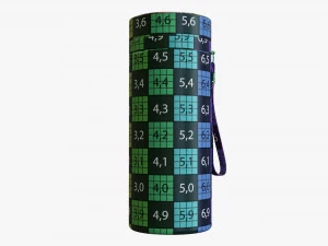vacuum thermos bottle flask 01 blue 3D Model