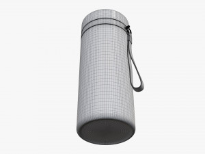 vacuum thermos bottle flask 01 green Modelo 3D