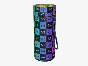 vacuum thermos bottle flask 01 green Modelo 3D