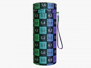 vacuum thermos bottle flask 01 green Modelo 3D