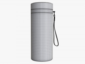 vacuum thermos bottle flask 01 pink Modèle 3D
