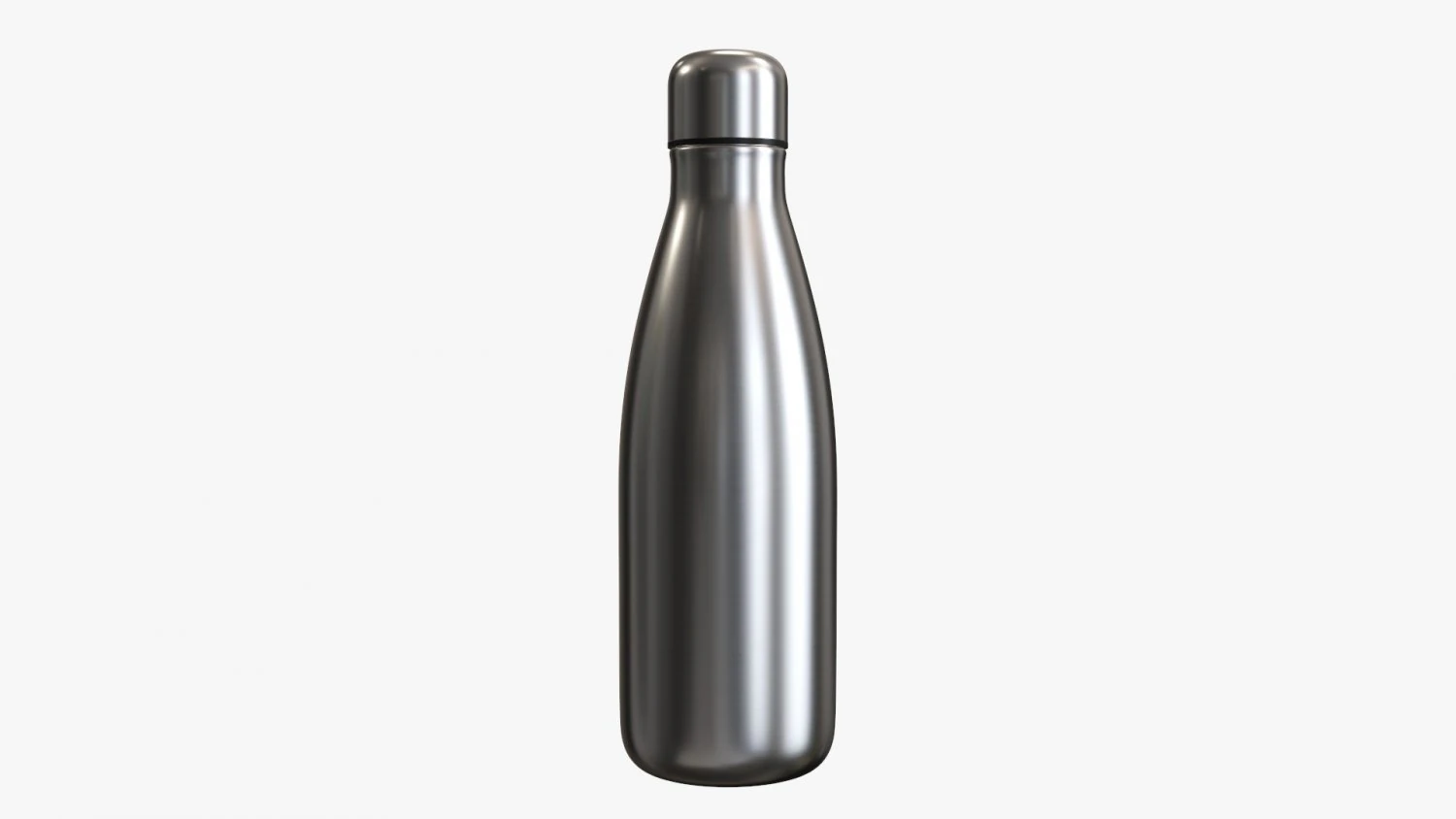 vacuum thermos bottle flask 03 3D Model .c4d .max .obj .3ds .fbx .stl .blend 