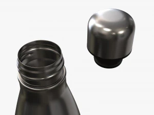 vacuum thermos bottle flask 03 3D Model