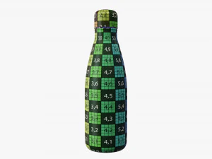 vacuum thermos bottle flask 03 3D Model