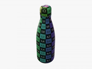 vacuum thermos bottle flask 03 Modèle 3D
