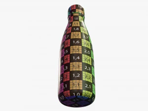 vacuum thermos bottle flask 03 3D Model